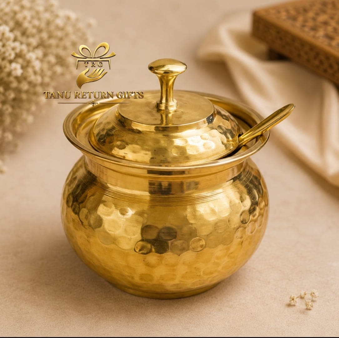 Brass Ghee Pot - 250ml