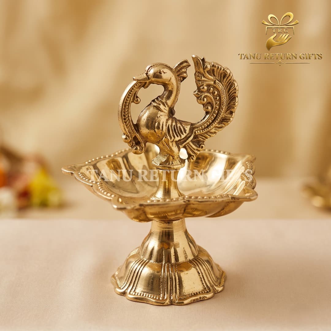 Brass Annapakshi Diya
