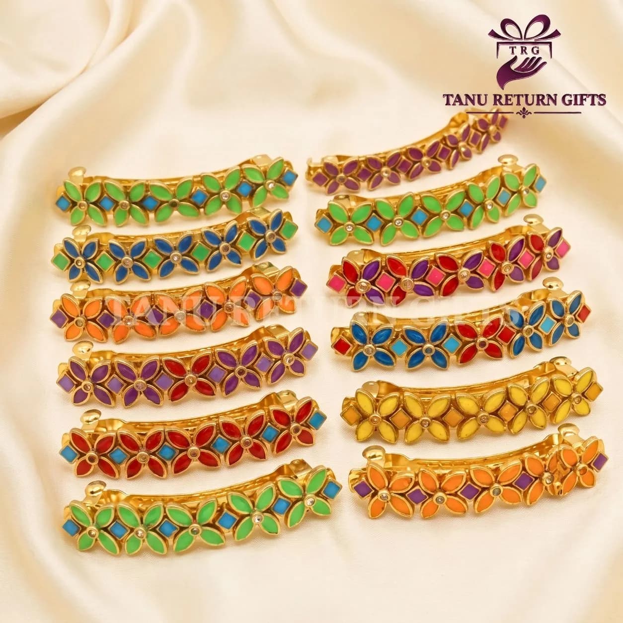 Kundan Stone Hair Clips - Image 2