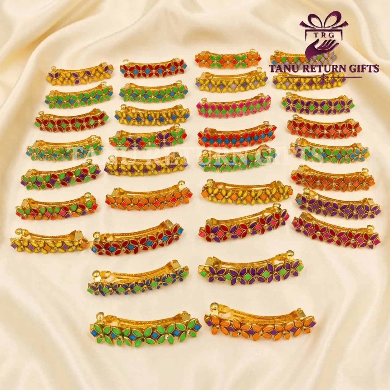 Kundan Stone Hair Clips - Image 3