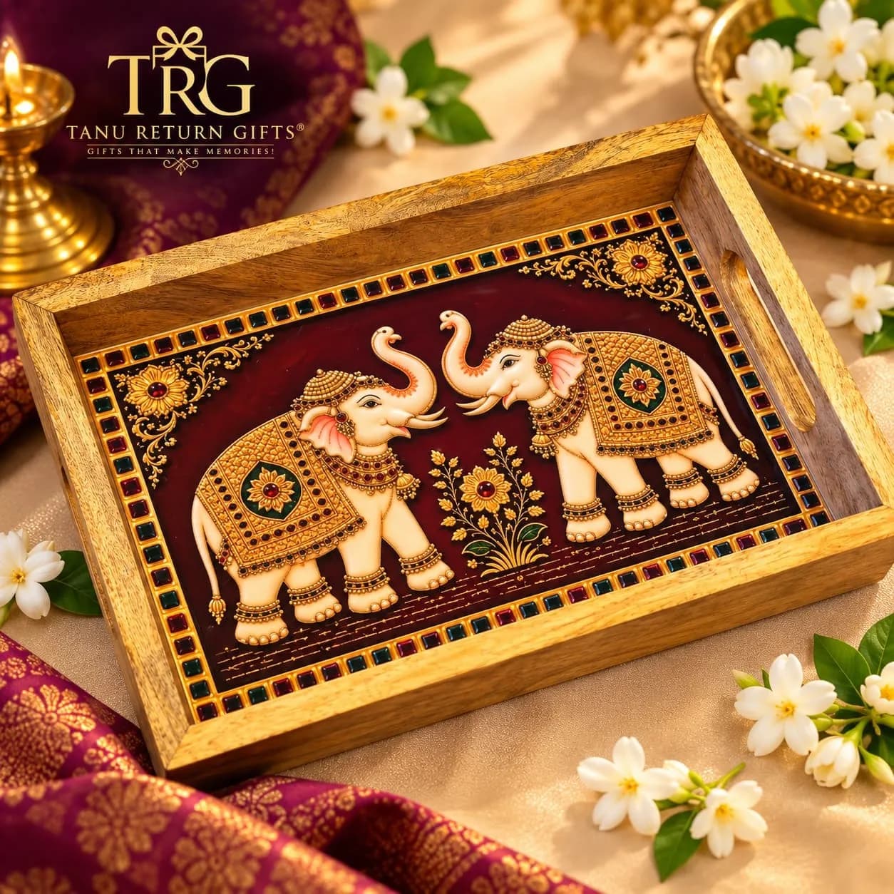 Wooden Art Trays - Image 5