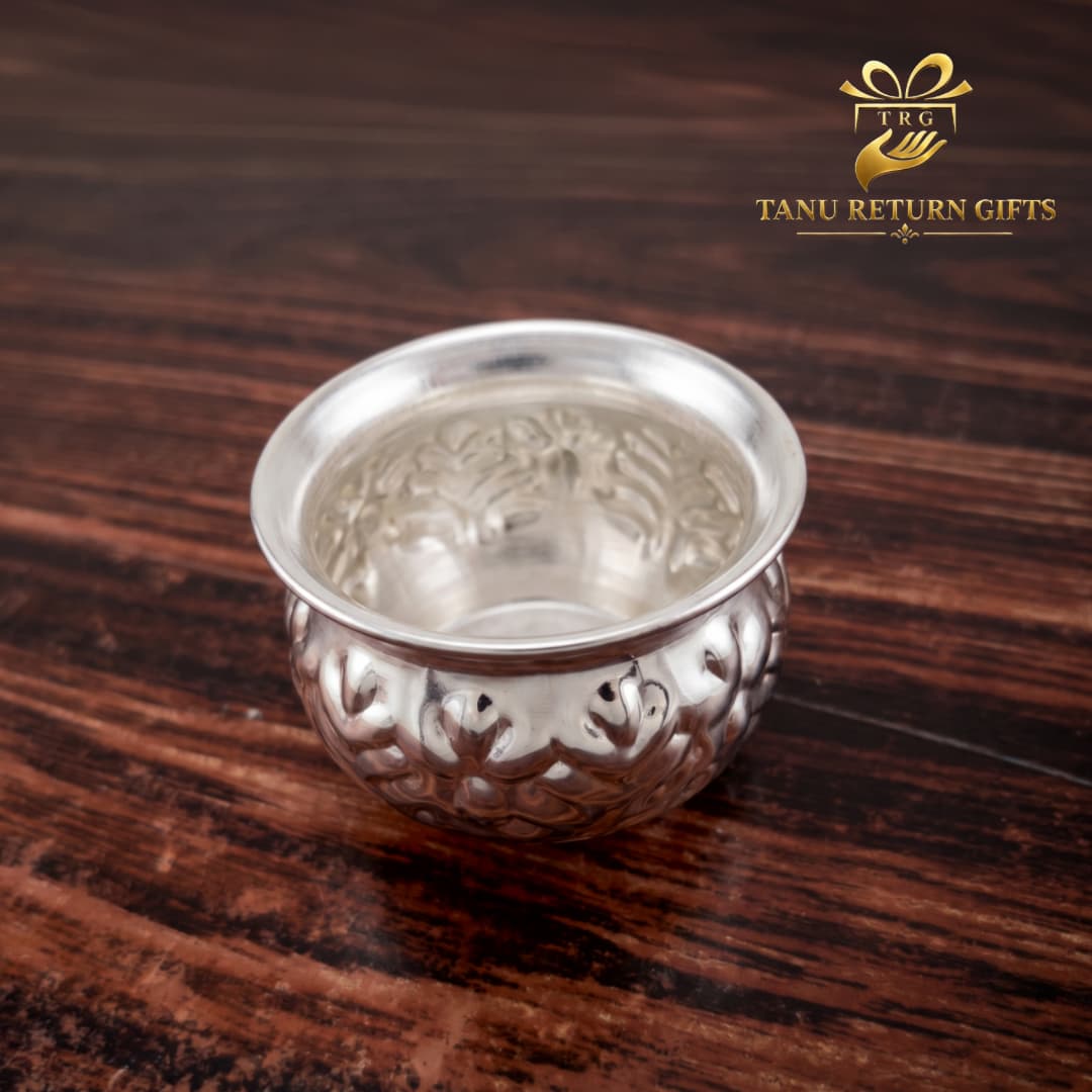 German Silver Prasadam Bowl - Image 2