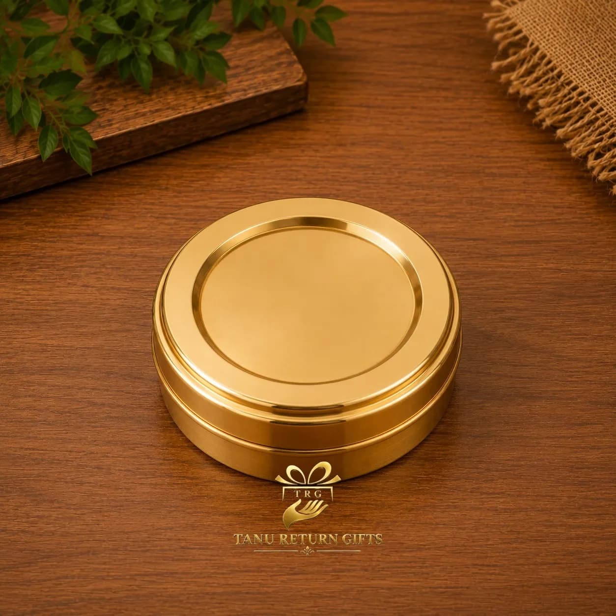 Brass Spice Box - 5 Inch - Image 2