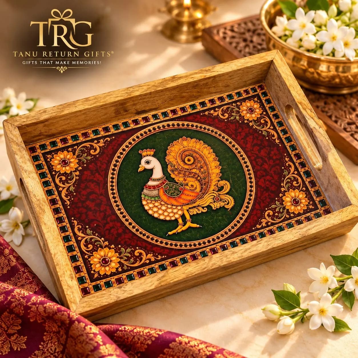 Wooden Art Trays