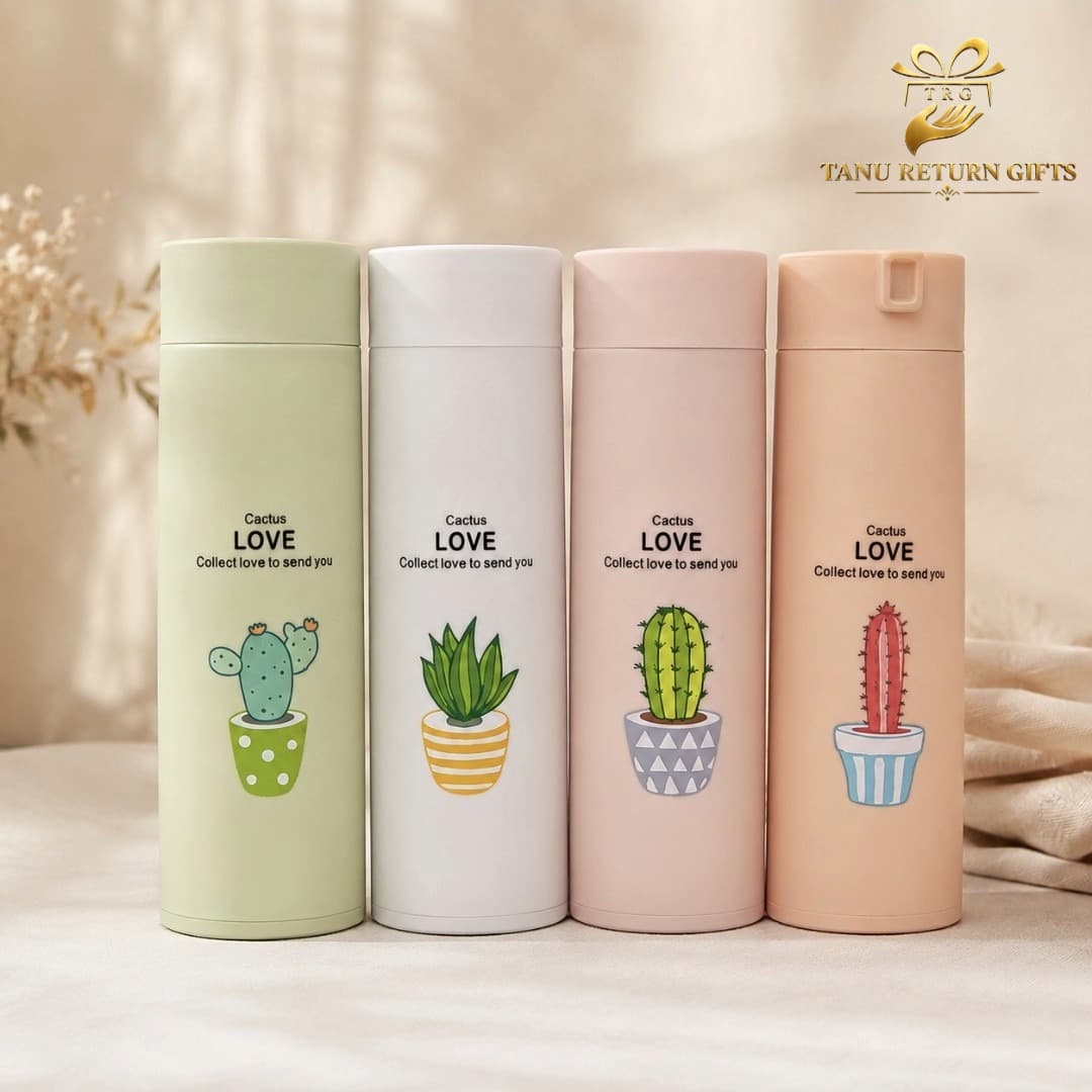 Cactus Glass Water Bottle - Image 1
