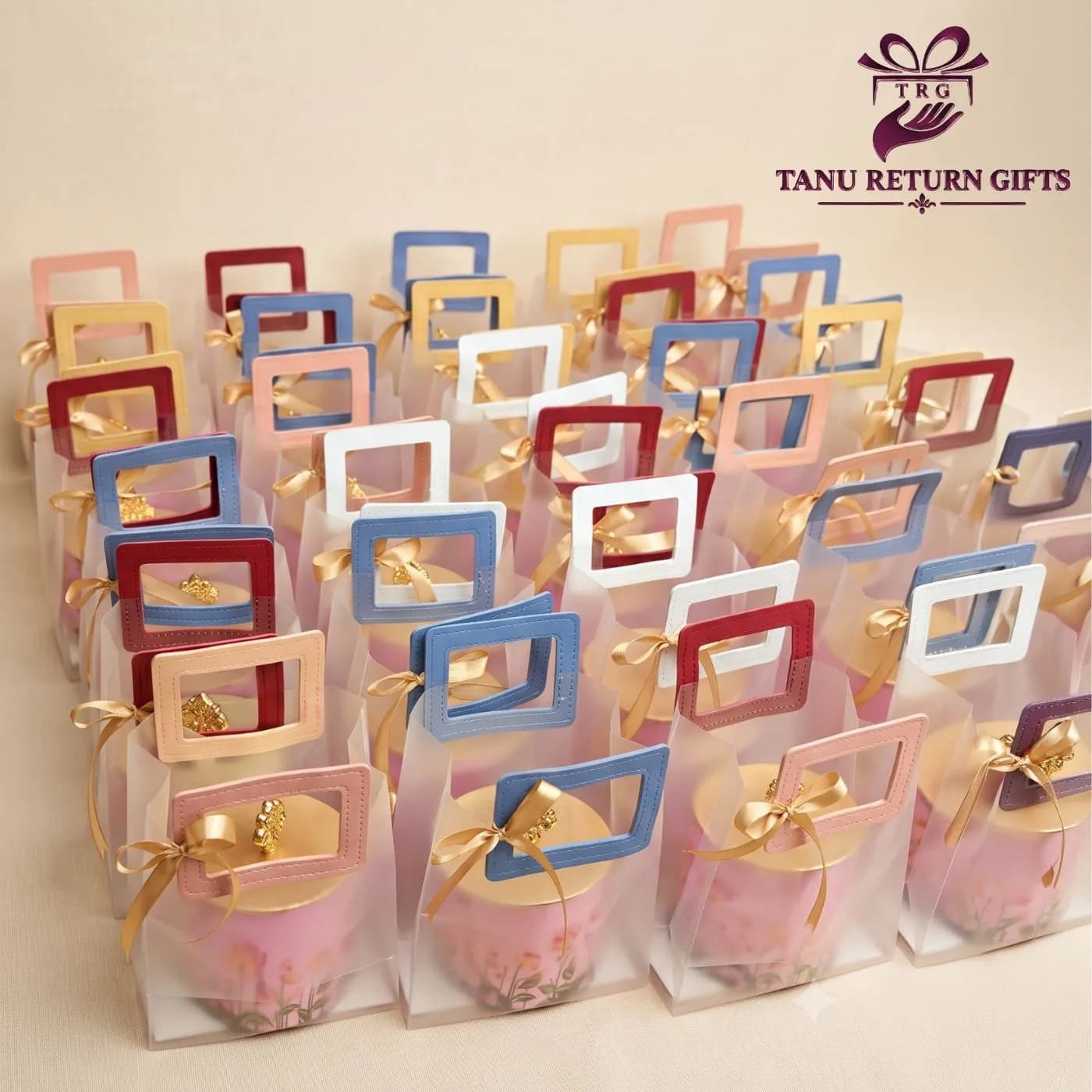 Pichwai Container with Transparent Bag Gift Combo - Image 2
