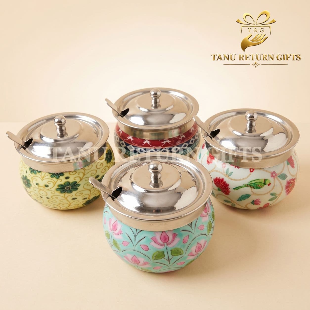 Stainless Steel Ghee Pot - 200 ml - Image 4