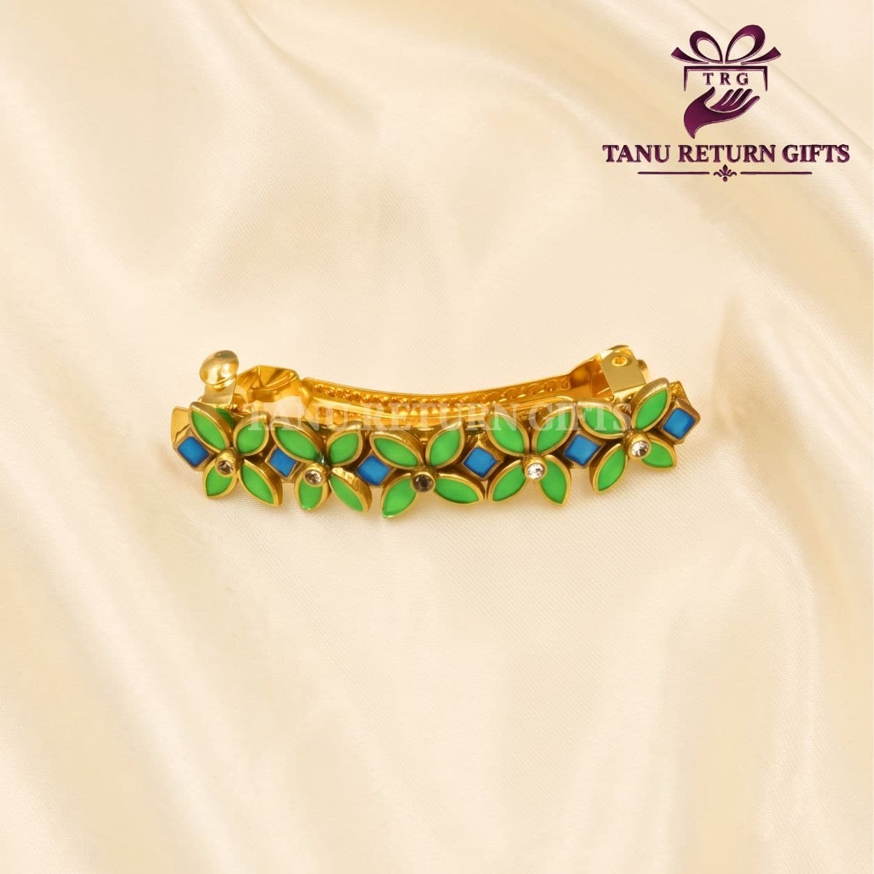 Kundan Stone Hair Clips - Image 1